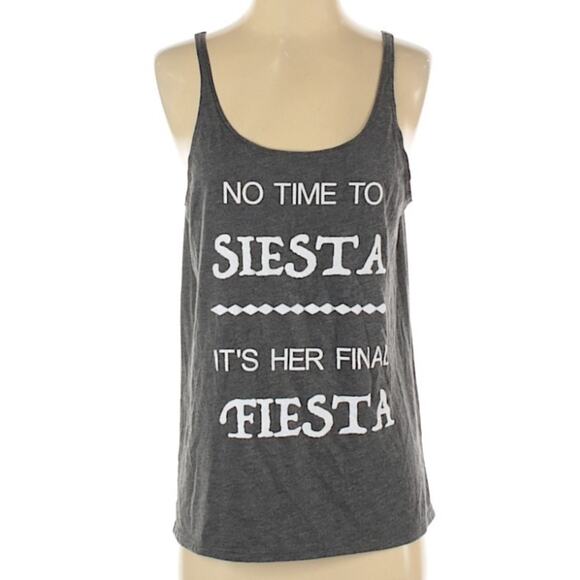 No Time to Siesta; It's Her Final Fiesta Tank Top, size Small - Picture 1 of 2